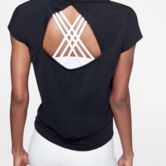 Athleta Tops - ATHLETA Be Open French Terry Open Back